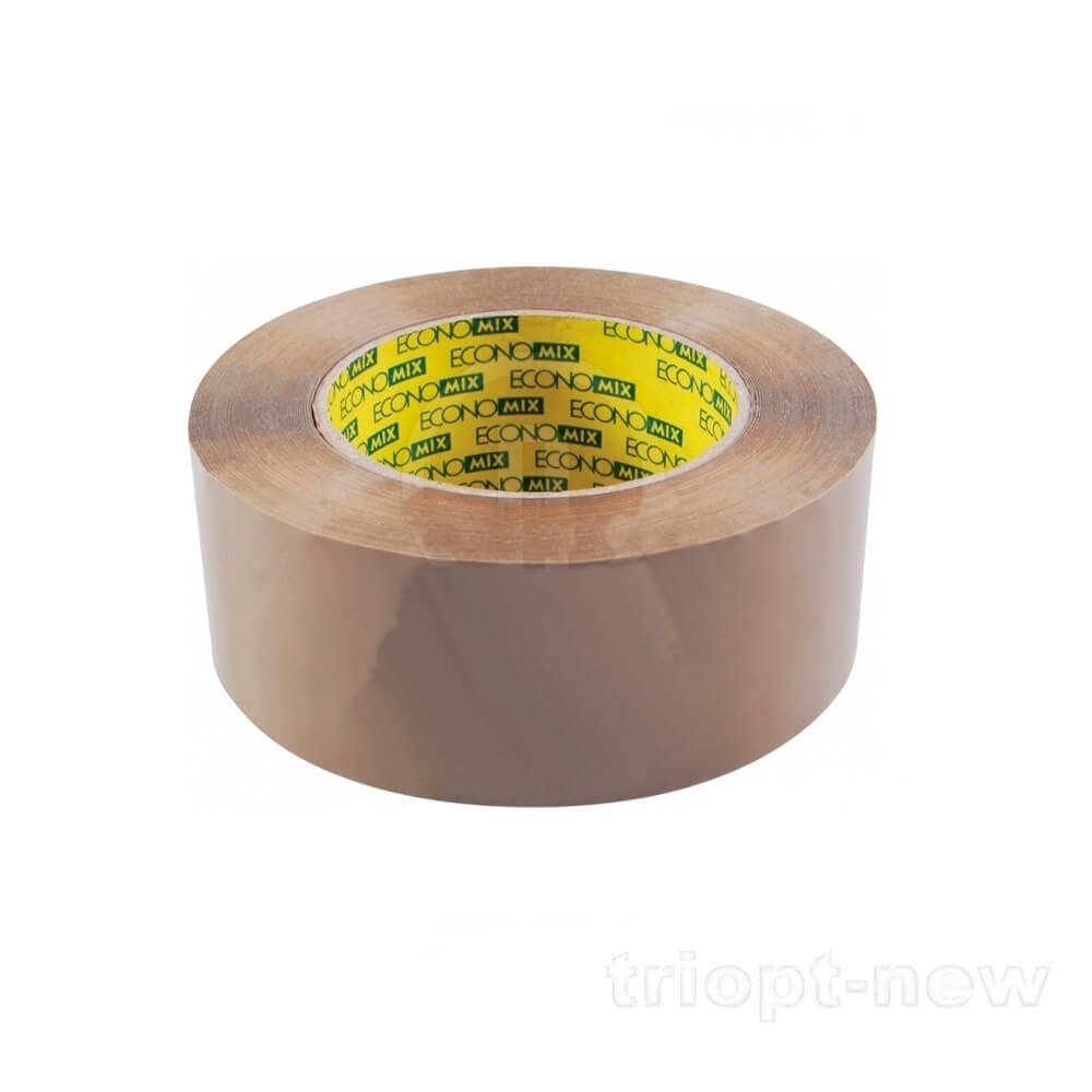 Стрічка клейка пакувальна 48 мм х 300 м Economix, коричнева, E40830