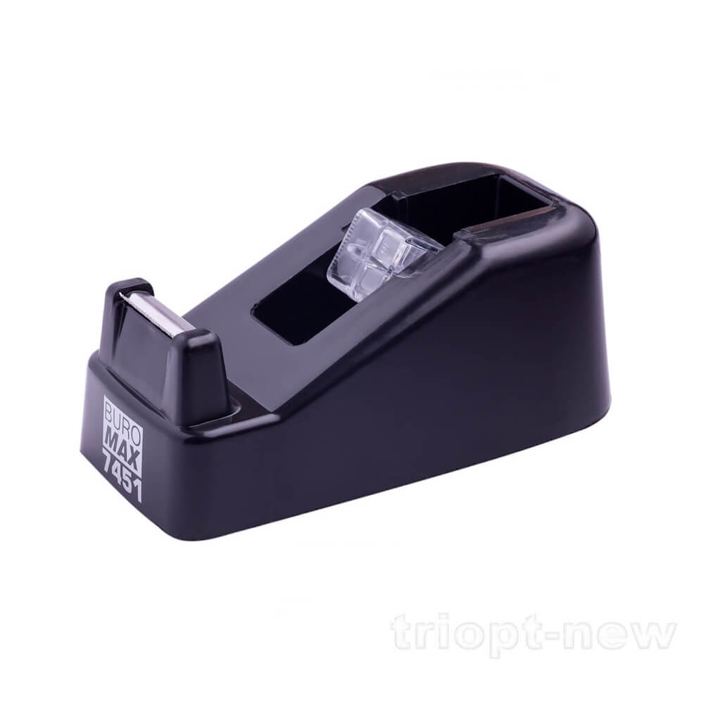 Диспенсер для канцелярського скотчу, чорний, BM.7451-01