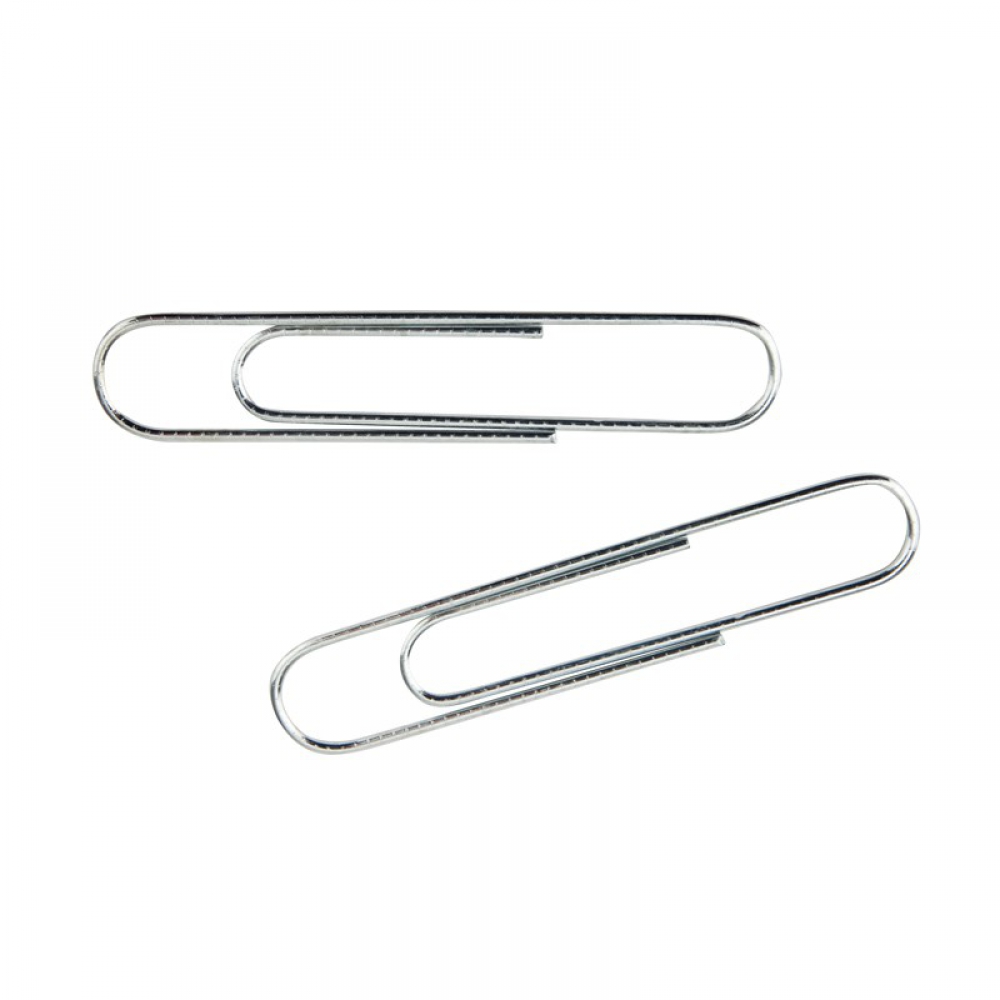 Скріпки оцинковані, 78 мм, 50 шт. (полібег)