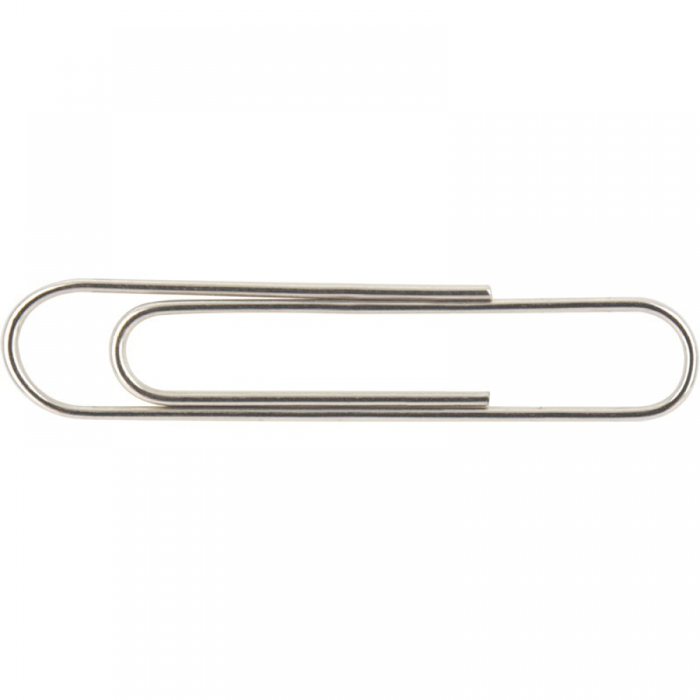 Скріпки нікельовані, 50 мм, 100 шт.