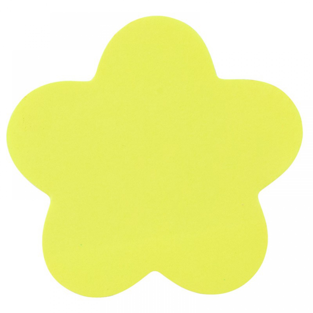 Блок паперу з клейким шаром, квітка, 70х70мм,50арк