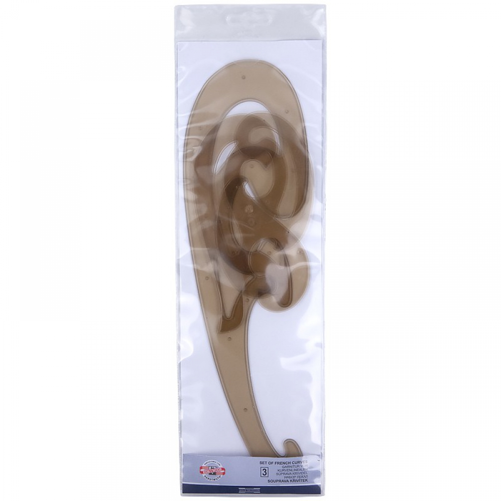 Лекала, N3, набір 3 шт., великий