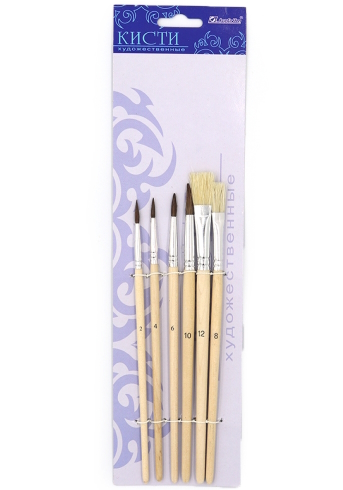 Н-р пензликів ABCE-6 поні; щетина (Штрих-код)