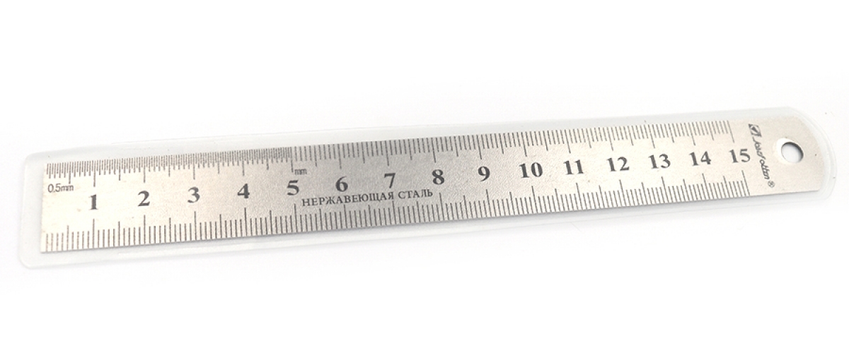 Лінійка металева SS15 (15 см.)
