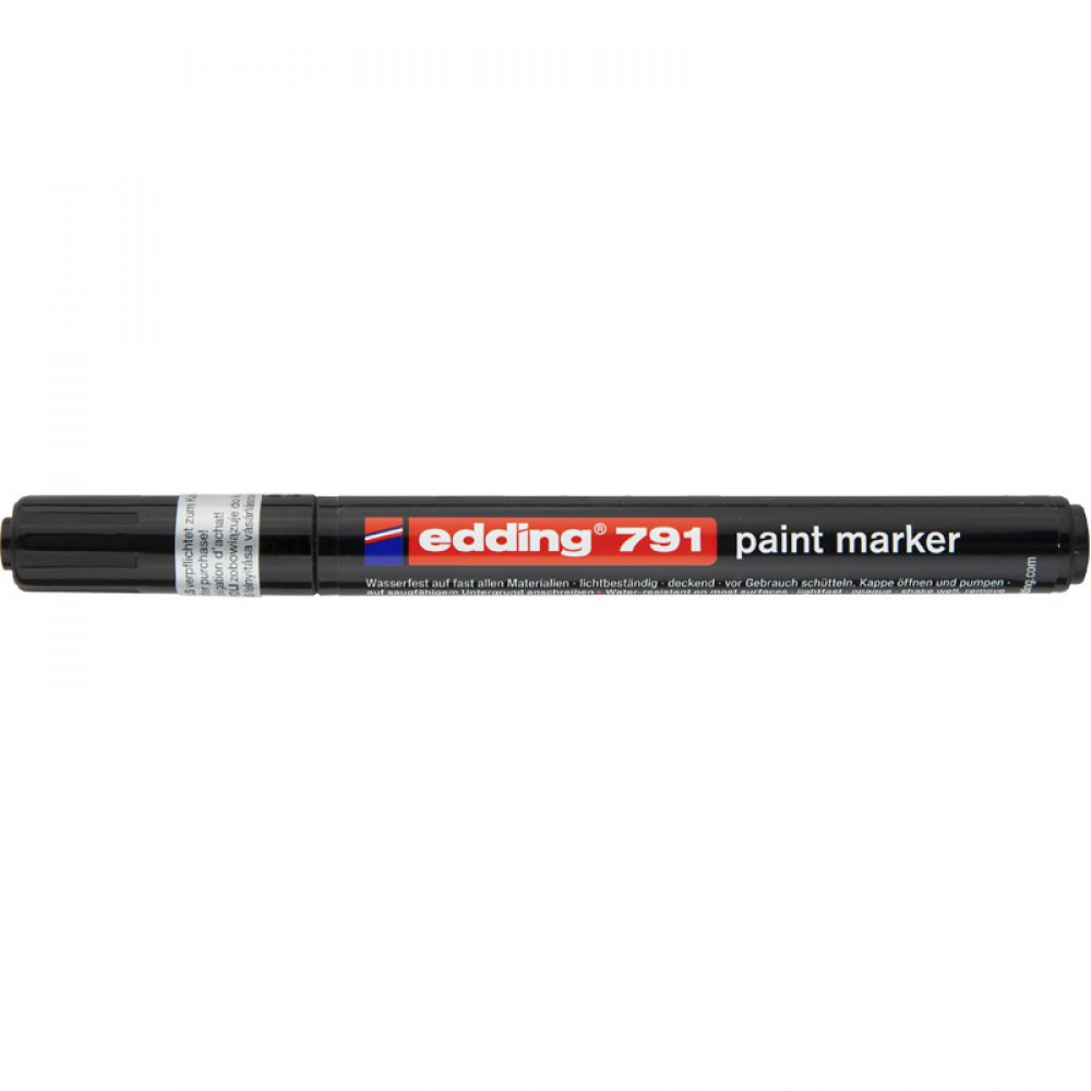 Маркер Paint e-791 1-2 мм круглий чорний