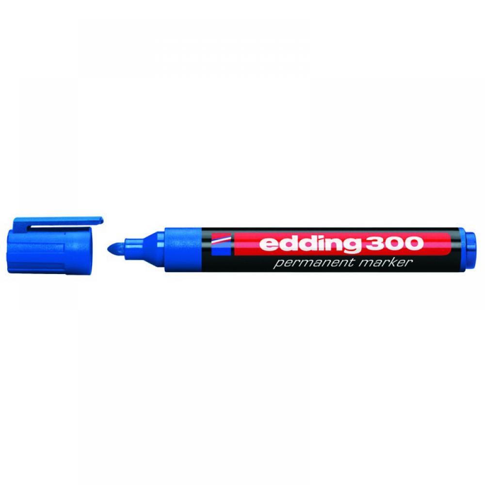 Маркер Permanent e-300 1,5-3 мм круглий синій