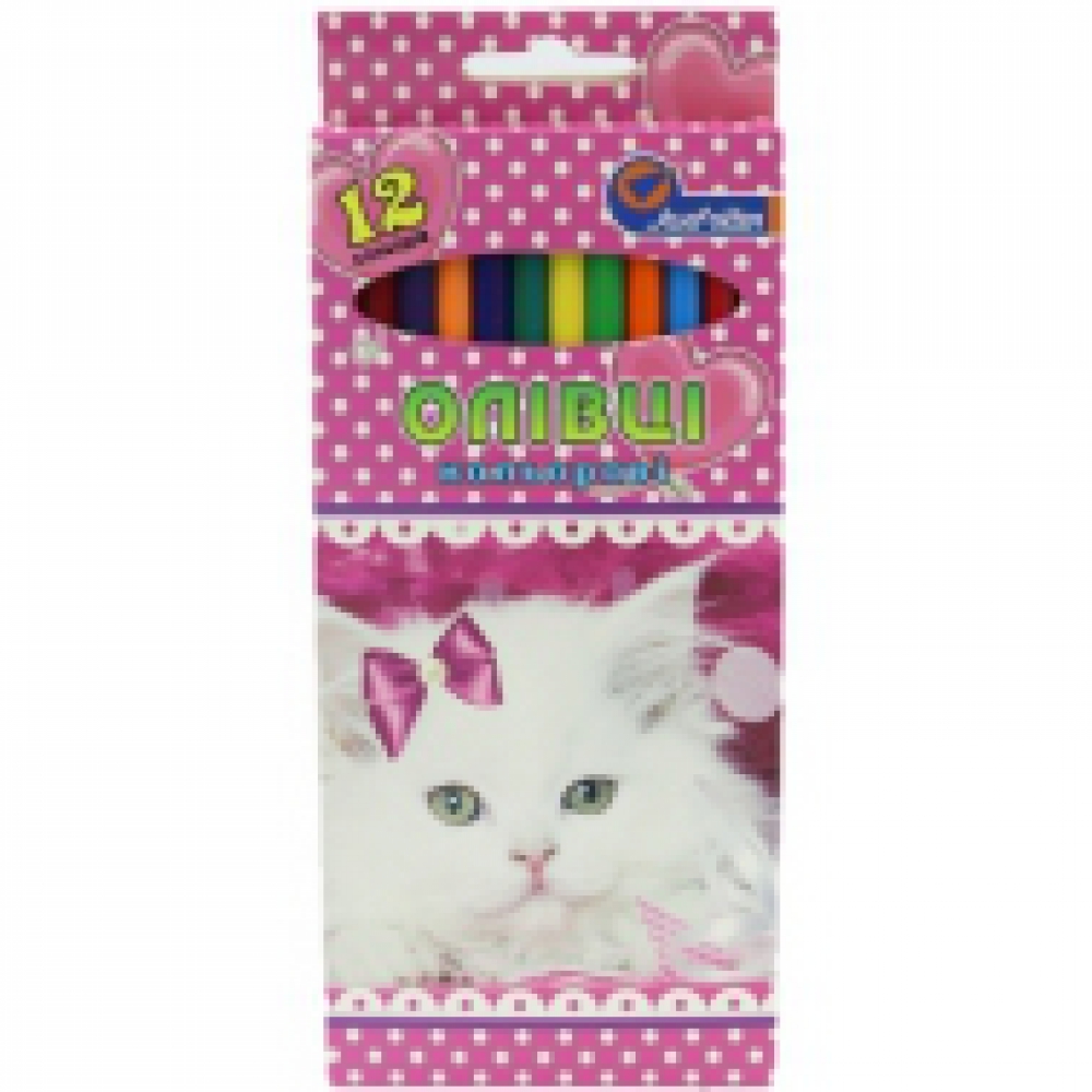 1051A4-12 Олівці пластик. 