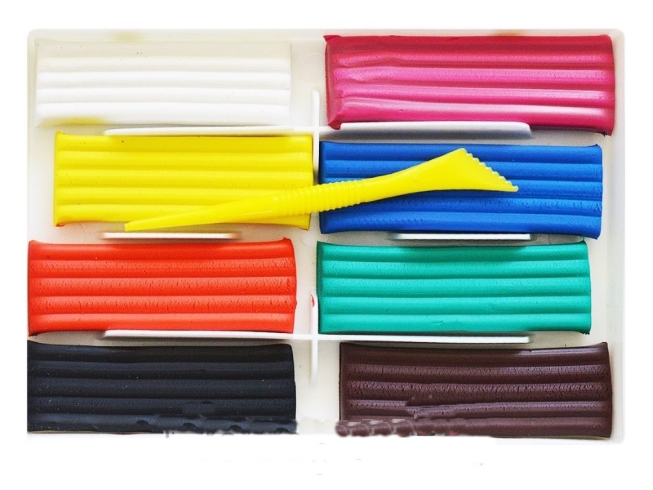 1122 Пластилін 8 кол.