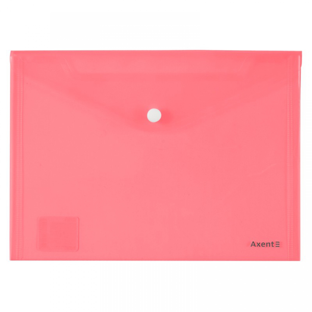 Папка на кнопці А4, червона