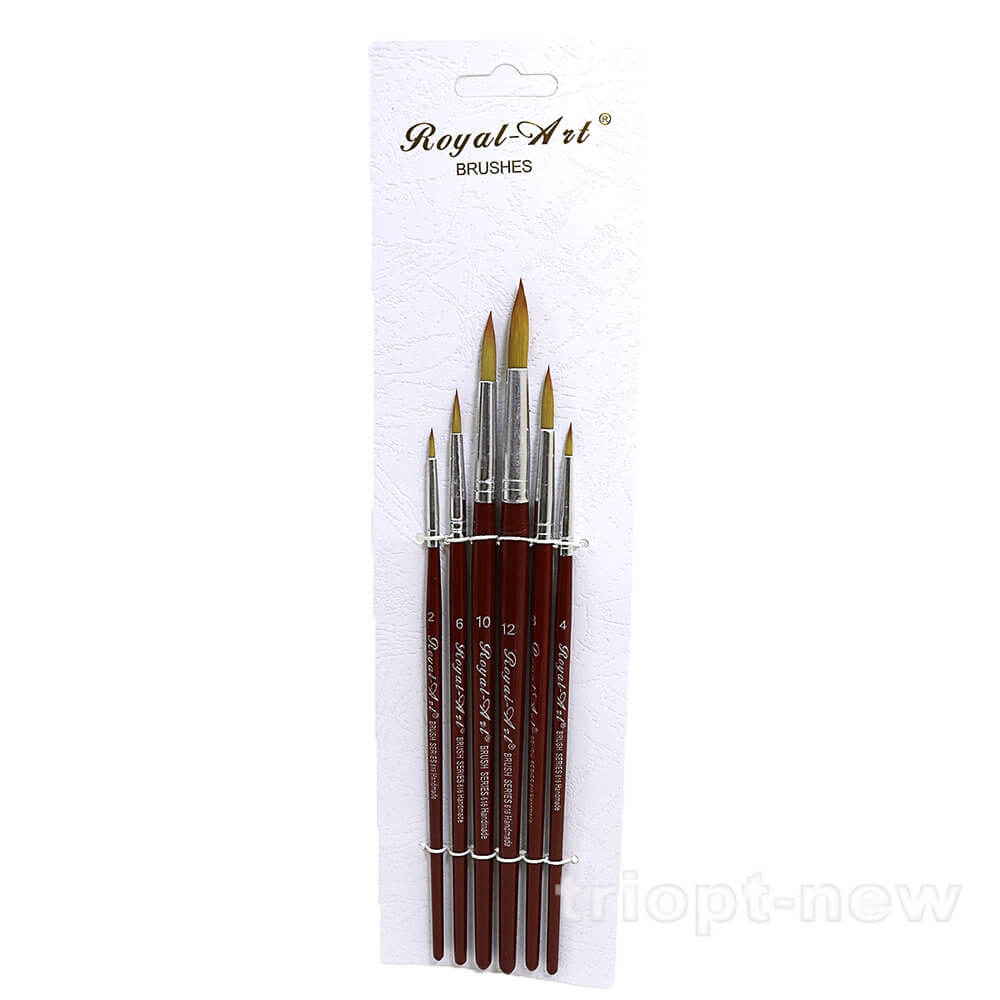 K1183 Н-р .пензл. ( 2,6,10,12,8,4) 6шт.