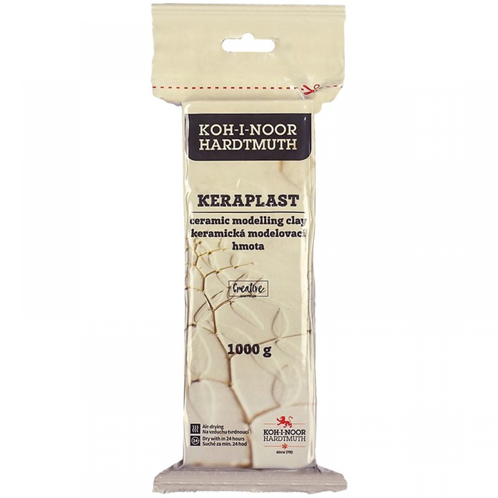 Пластилін Keraplast, 1000г., білий