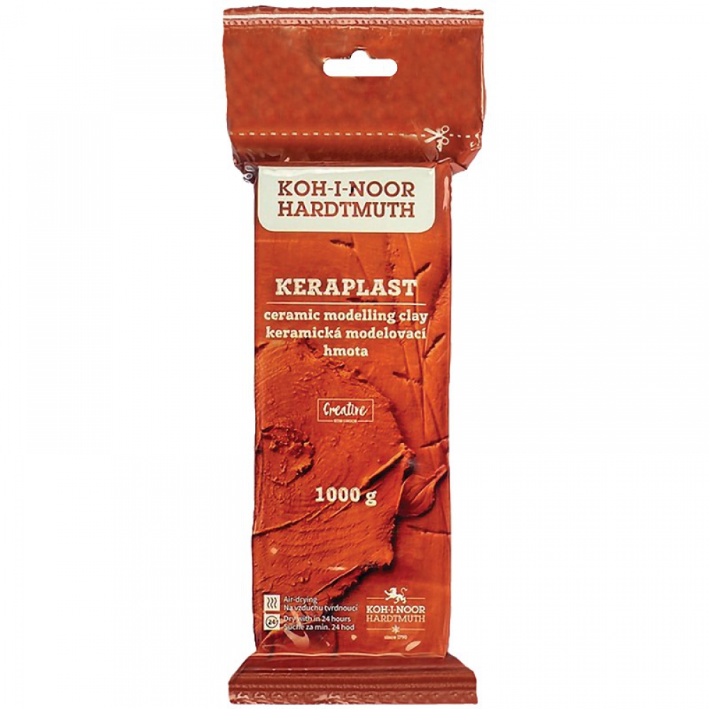 Пластилін Keraplast, 1000г., теракотовий