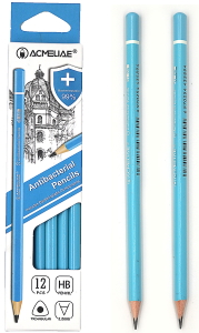 43853 Олівець антибактеріальний ч / гр тригр. корп. HB 