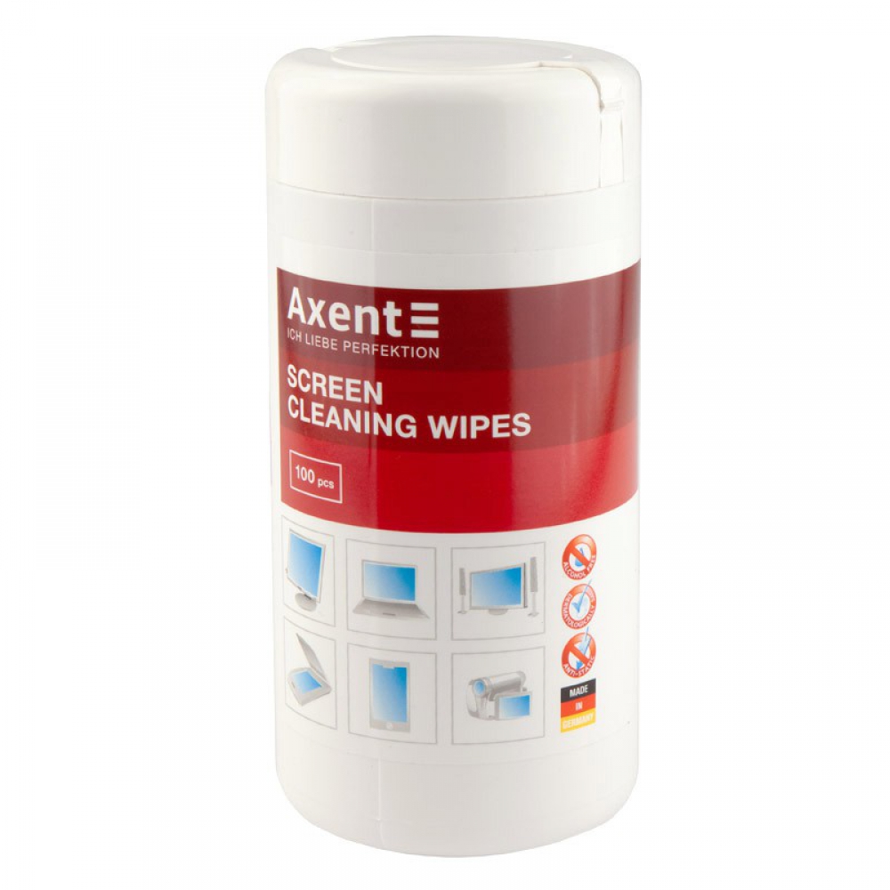 Серветки для екранів вологі, 100 шт.