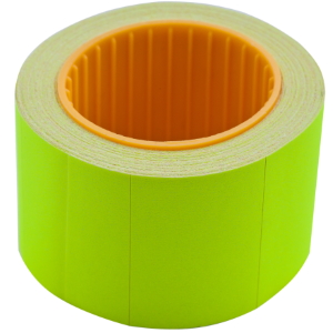 Цінник 35*25мм (240шт, 6м), прямокутний, зовнішня намотка, жовтий BM.282105-08