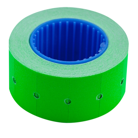 Цінник 22*12мм (500шт, 6м), прямокутний, зовнішня намотка, зелений BM.282101-04