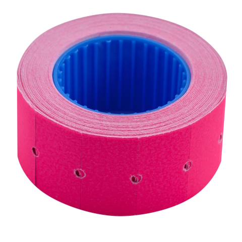 Цінник 22*12мм (500шт, 6м), прямокутний, зовнішня намотка, малиновий BM.282101-29