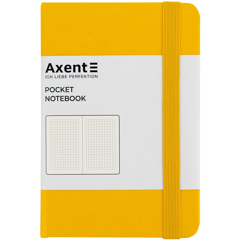 Книга записна Partner, 95*140, 96арк, кліт, жовта