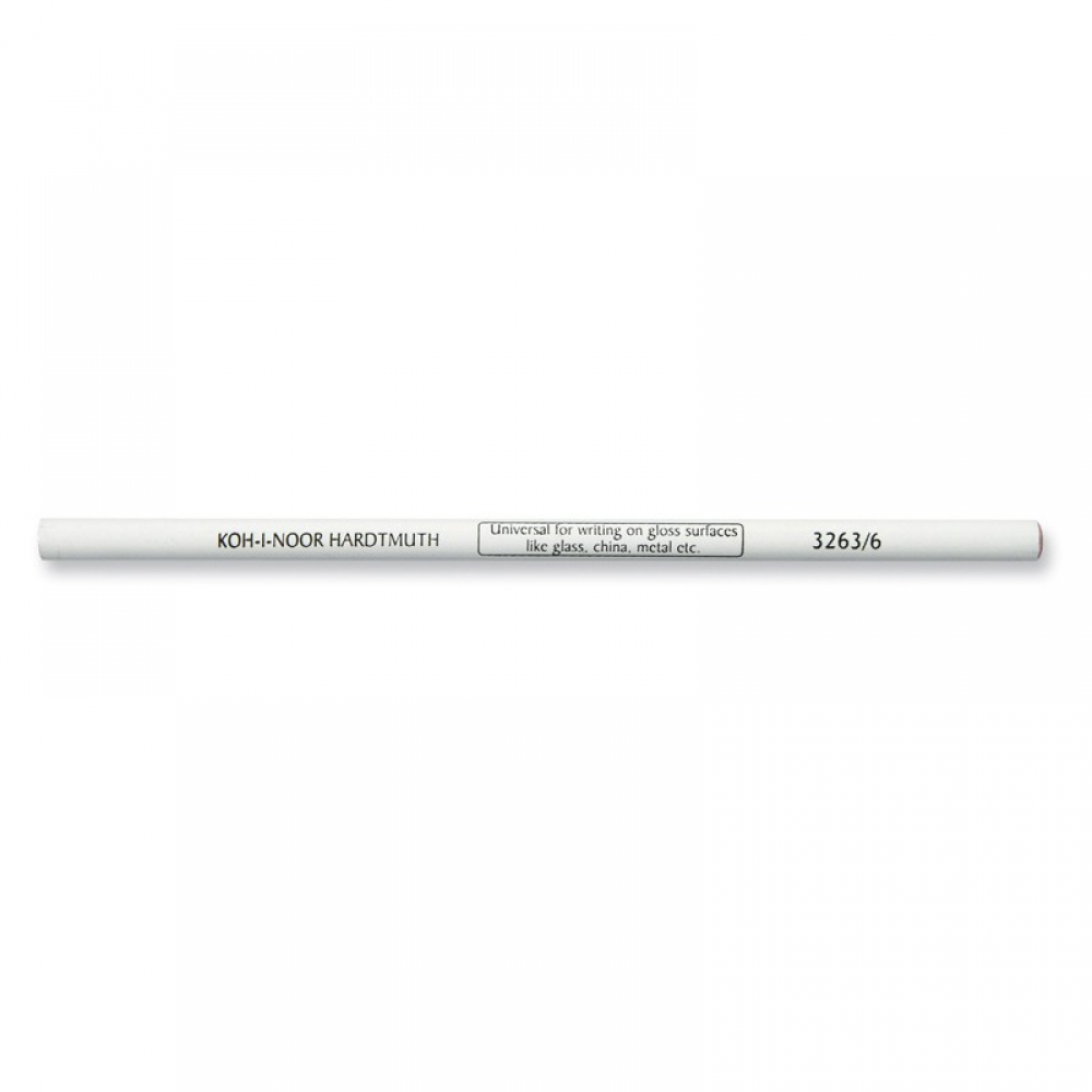 Олівець-стеклограф, 3263/6, білий