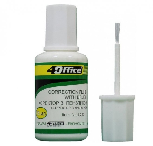 Коректор 18мл, 4-342, 4OFFICE