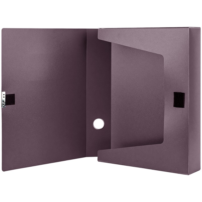 Папка-коробка 60 мм, сливова