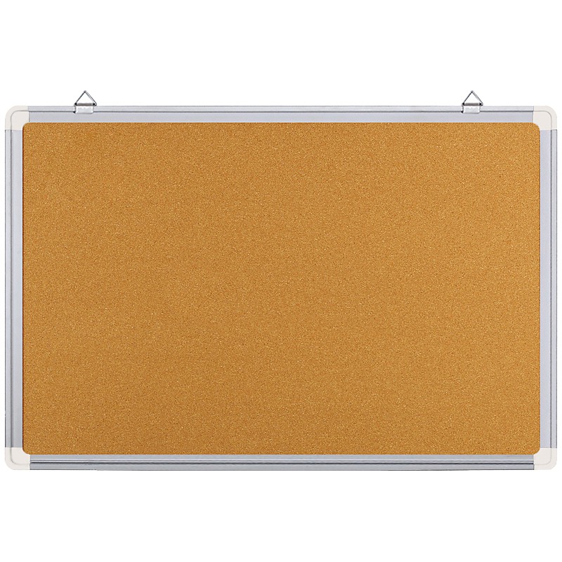 Дошка коркова, 45х60 см., алюмінієва рамка