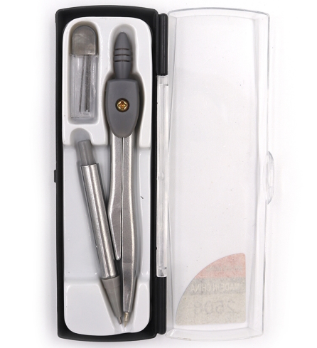 2508#  Циркуль+гриф. в футлярі OPP з етикеткою