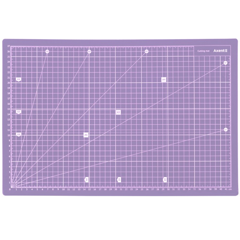 Килимок самовідновлювальний для різання бузковий, А3