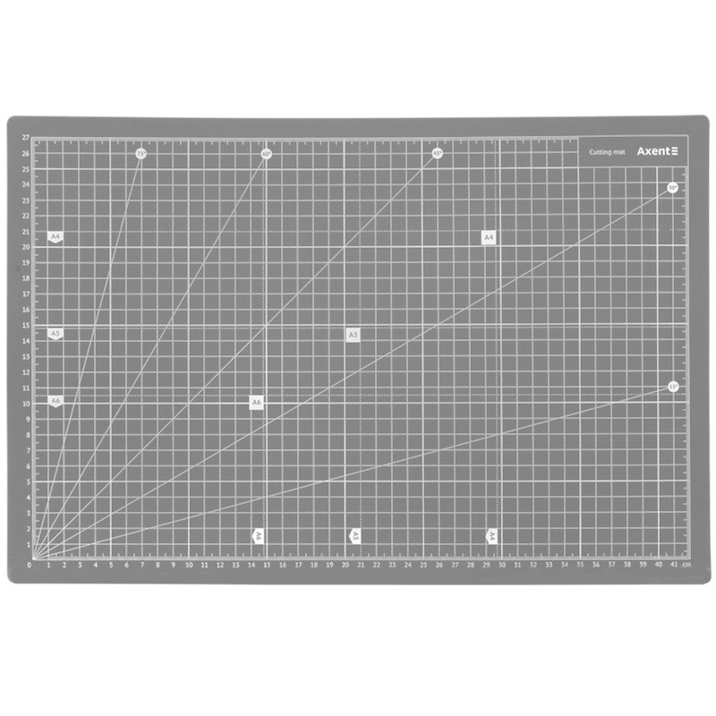 Килимок самовідновлювальний для різання сірий, А3