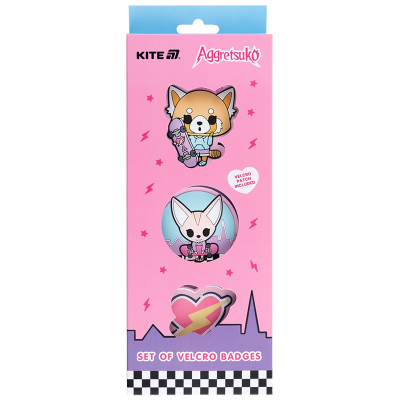 Набір бейджів на липучці, 3 шт., 3012 AR