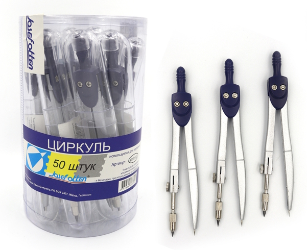 S01001LC Циркуль у пластик Футлярі (У Банці 10 шт)
