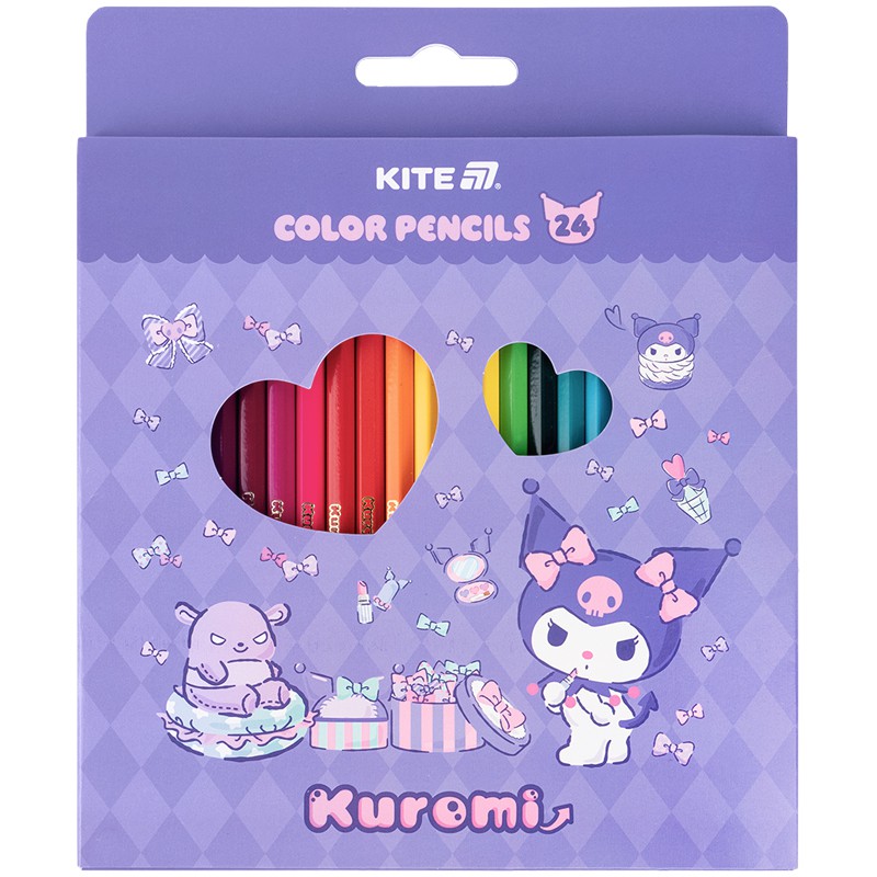 Олівці кольорові, 24 шт. HK