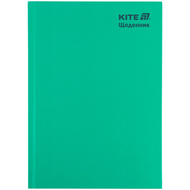 Щоденник шкільний, тверда обкл, малахітовий