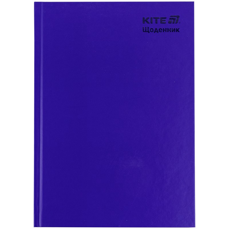 Щоденник шкільний, тверда обкл, синій