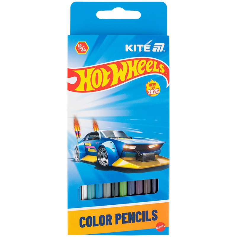 Олівці кольорові двосторонні, 12 шт. HW