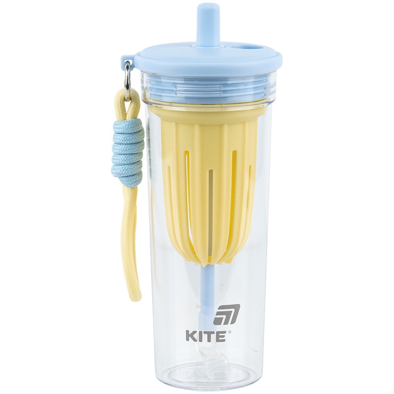 Стакан для води, 650 мл, жовто-блакитний