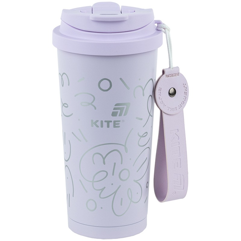 Термокружка 550 мл, фіолетова