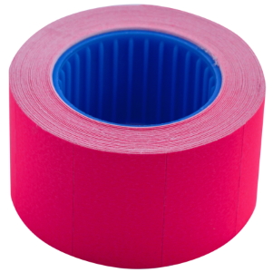 Цінник 26*16мм (375шт, 6м), прямокутний, зовнішня намотка, малиновий BM.282103-29