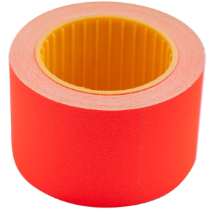 Цінник 35*25мм (240шт, 6м), прямокутний, зовнішня намотка, червоний BM.282105-05