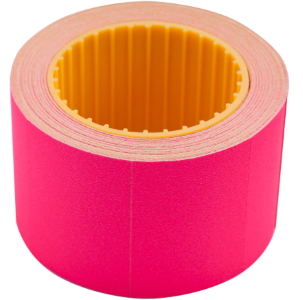 Цінник 35*25мм (240шт, 6м), прямокутний, зовнішня намотка, малиновий BM.282105-29