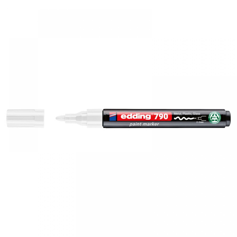 Маркер Paint e-790 2-3 мм круглий білий