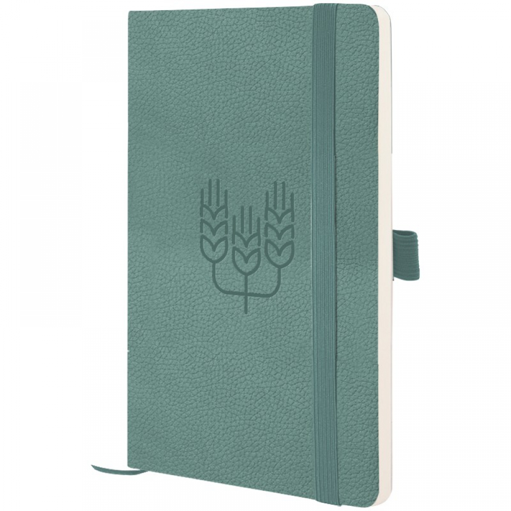 Книга записна Partner Soft Skin,125*195, 96арк, кл.Колоски