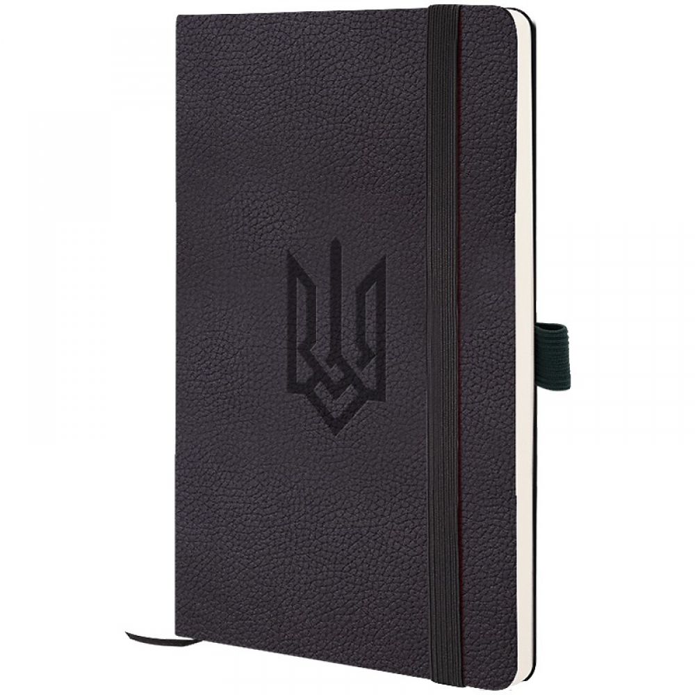 Книга записна Partner Soft Skin,125*195, 96арк, кліт, Герб