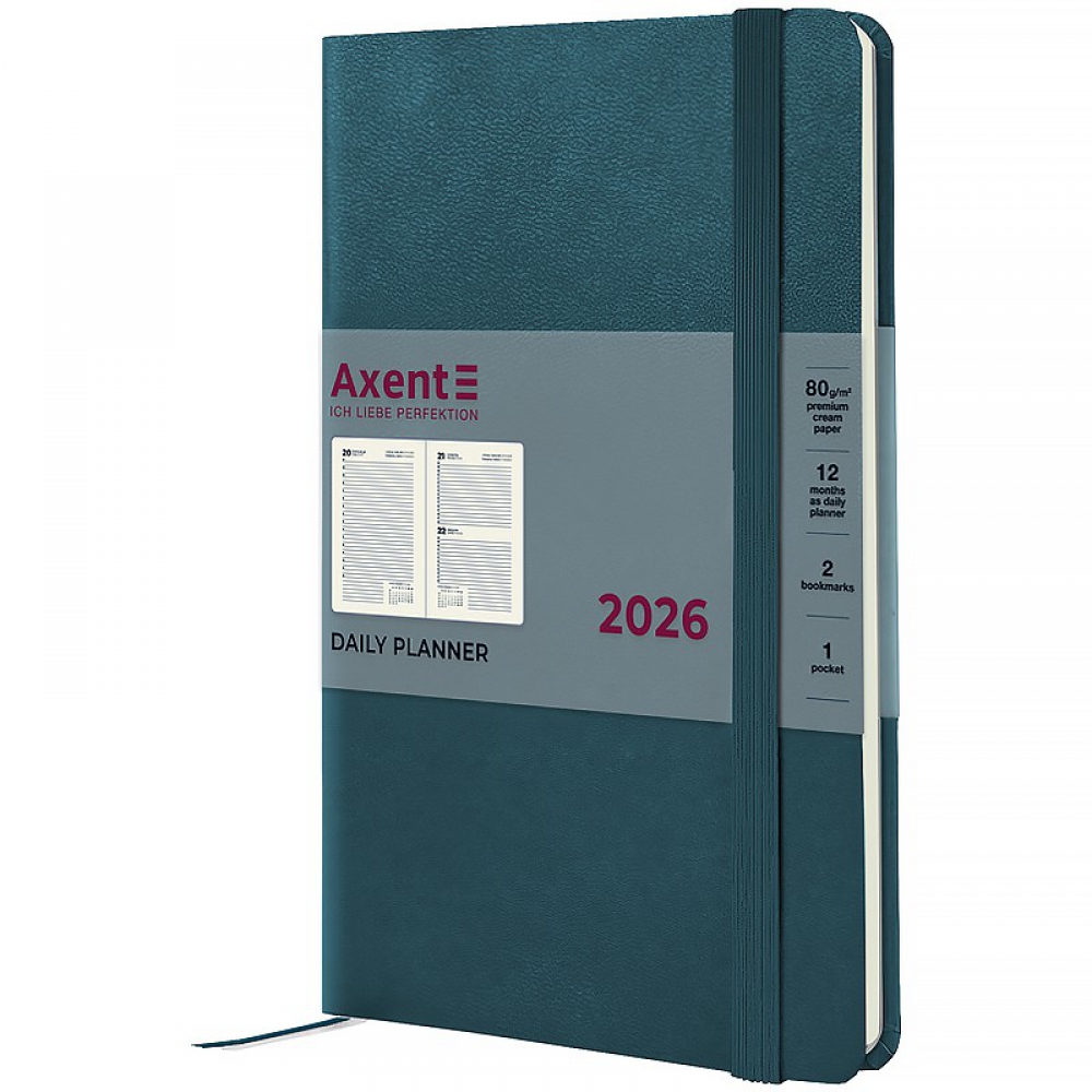 Щоденник 2026 Partner Strong, 145*210, малахітовий