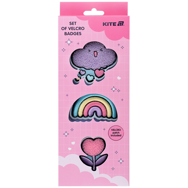 Набір бейджів на липучці, 3 шт., 3012-2