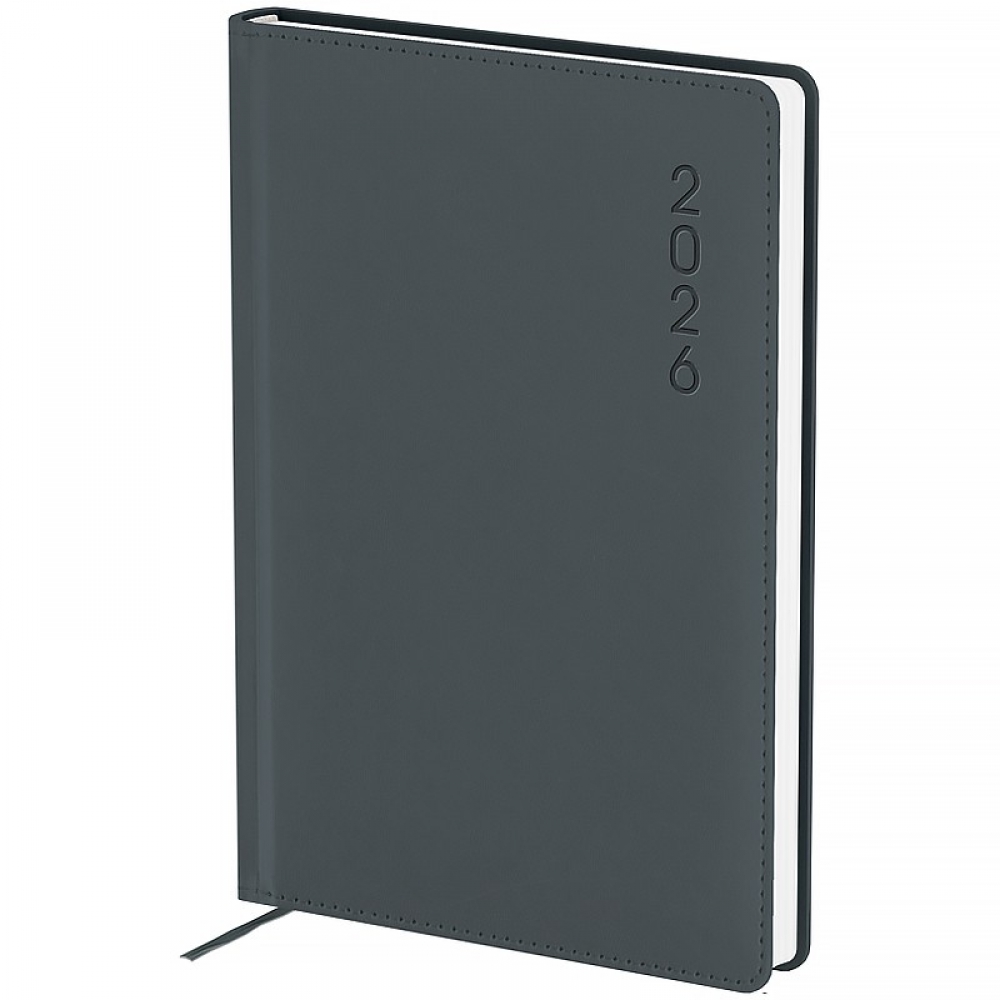 Щоденник 2026 Classic Palermo, 145*210, слп/т сірий