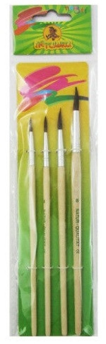 Пензлики 4 шт. поні АВ-4, ТМ 