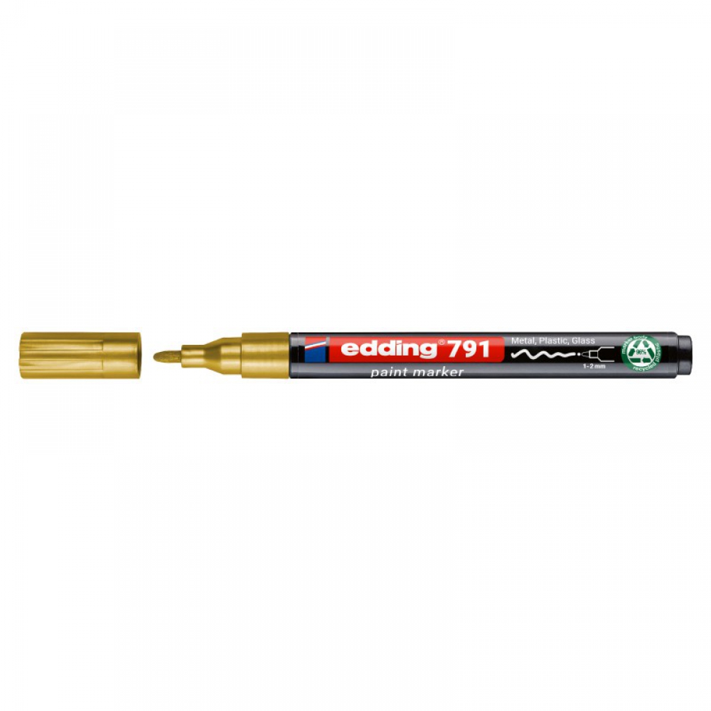 Маркер Paint e-791 1-2 мм круглий золотий