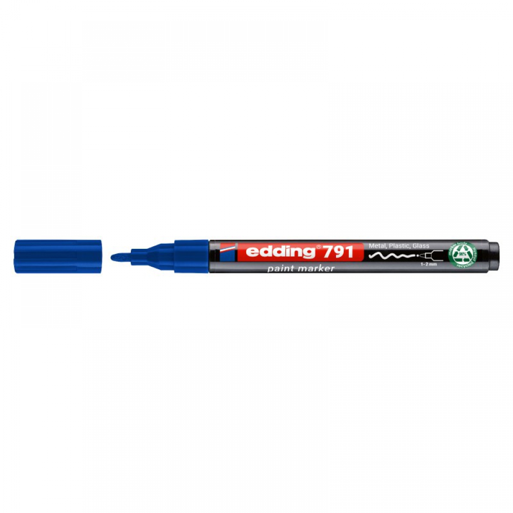 Маркер Paint e-791 1-2 мм круглий синій