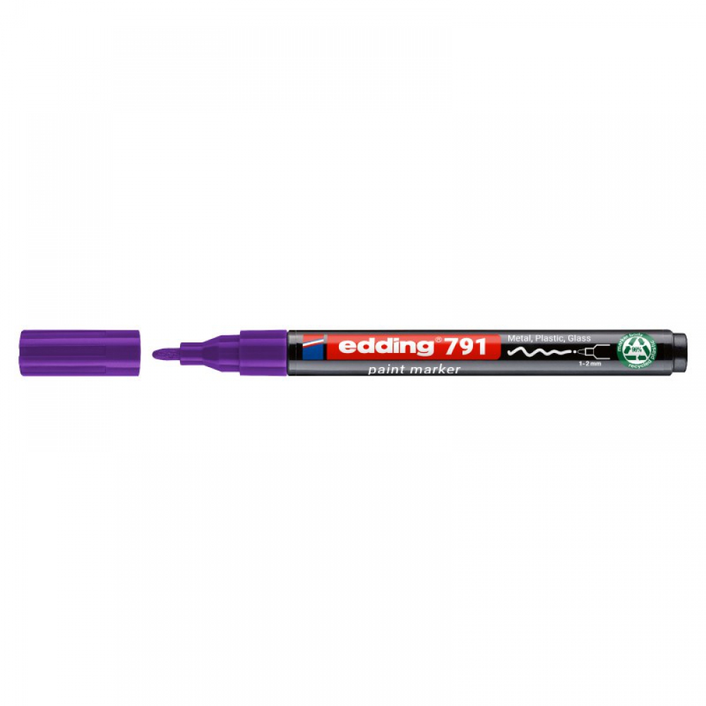Маркер Paint e-791 1-2 мм круглий фіолетовий